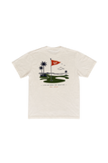 Island Green Pocket Tee: Ivory