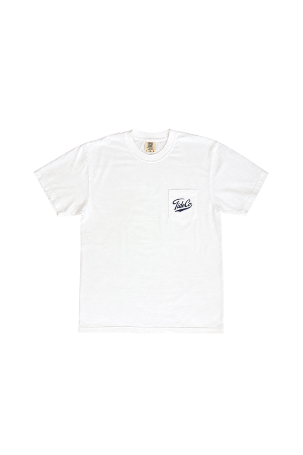 Sea Ya Pocket Tee: White/Navy