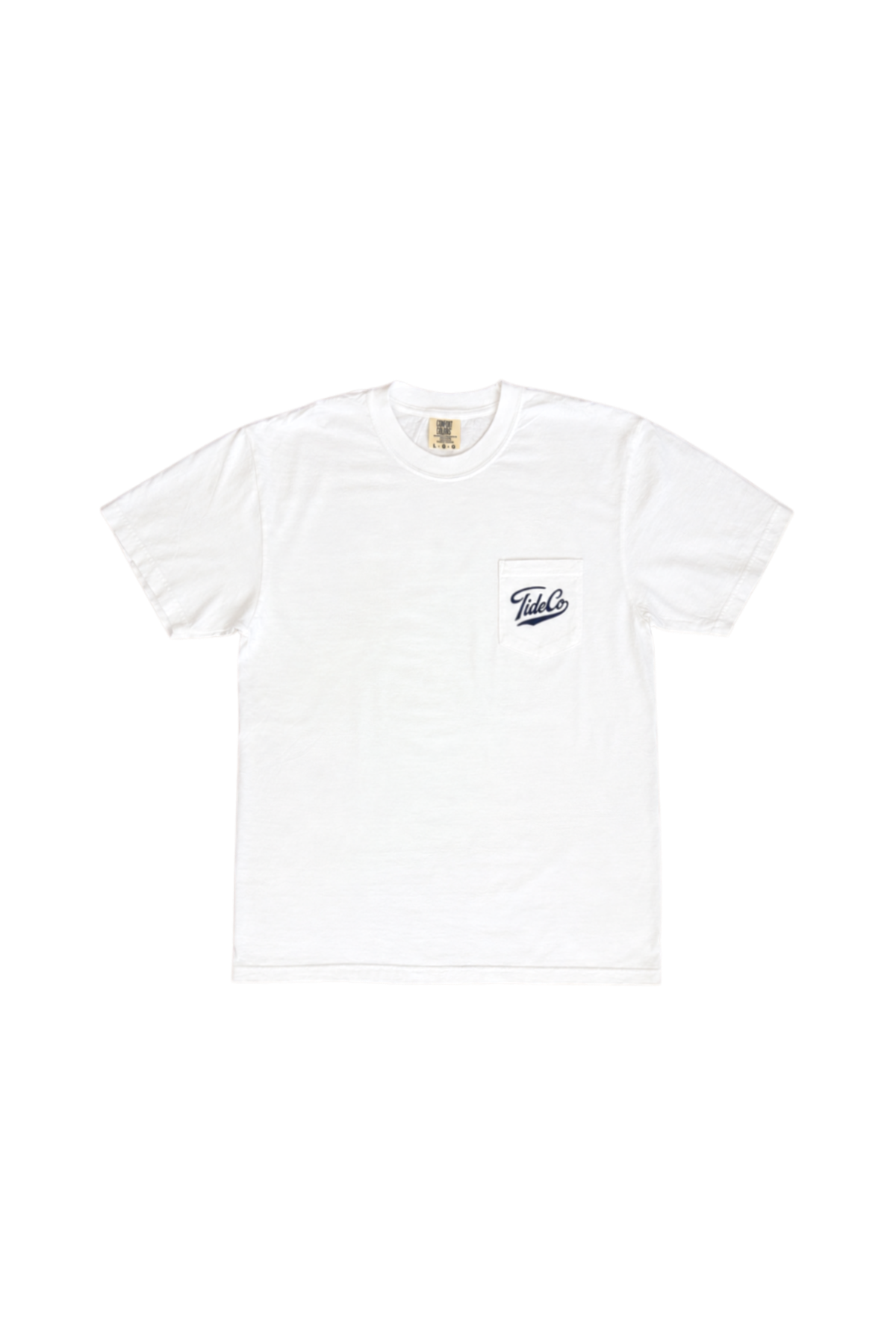 Sea Ya Pocket Tee: White/Navy