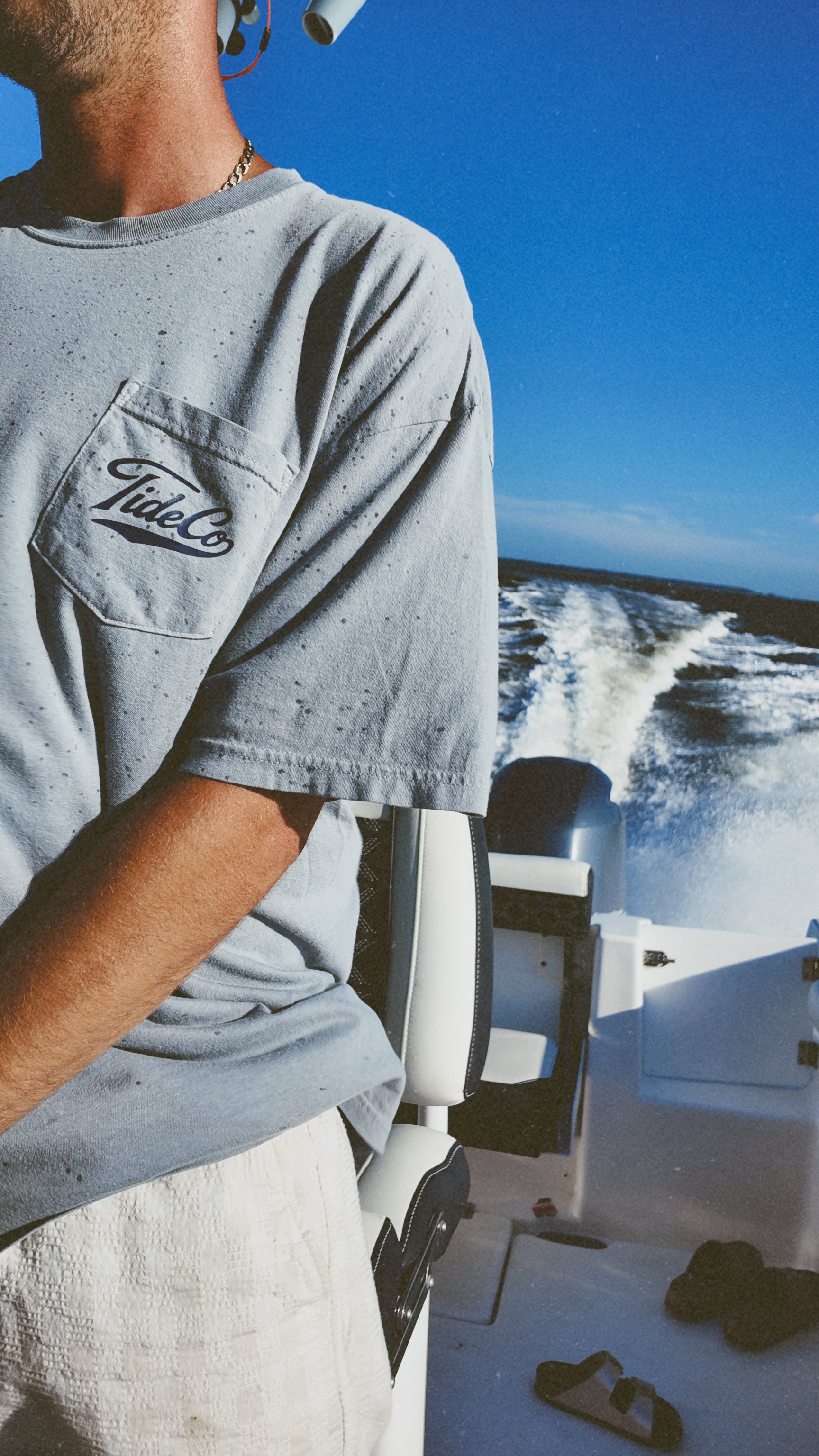 Outlawed Pocket Tee: Granite