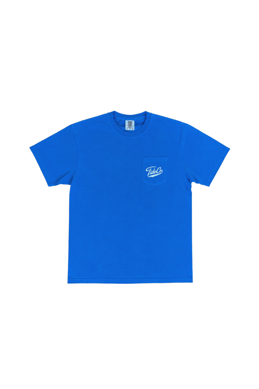 Sea Ya Pocket Tee: True Blue/Ivory
