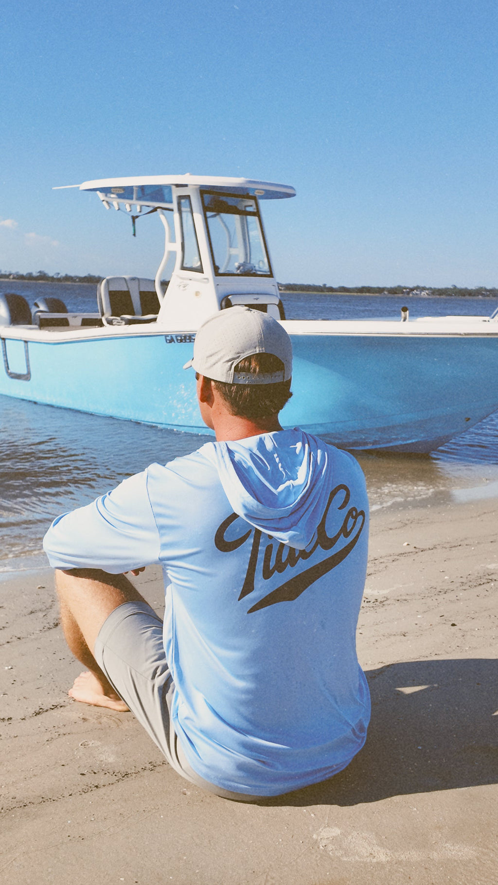 Offshore Hoodie: Sky Blue