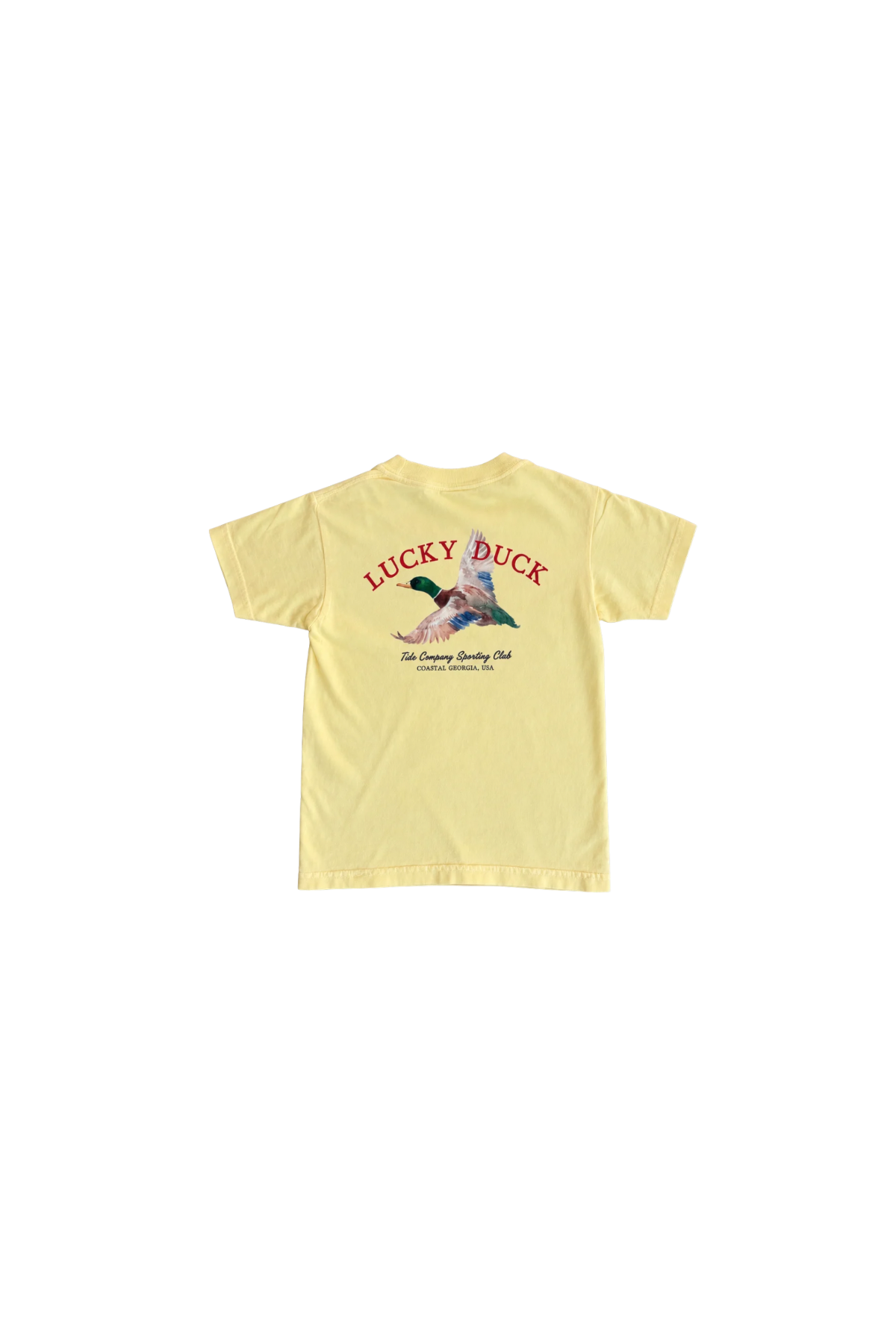 Toddler Lucky Duck Tee: Butter Yellow