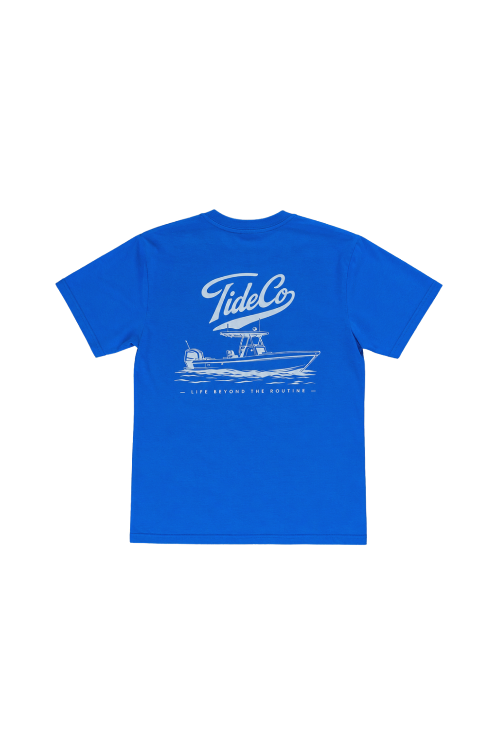 Sea Ya Pocket Tee: True Blue/Ivory