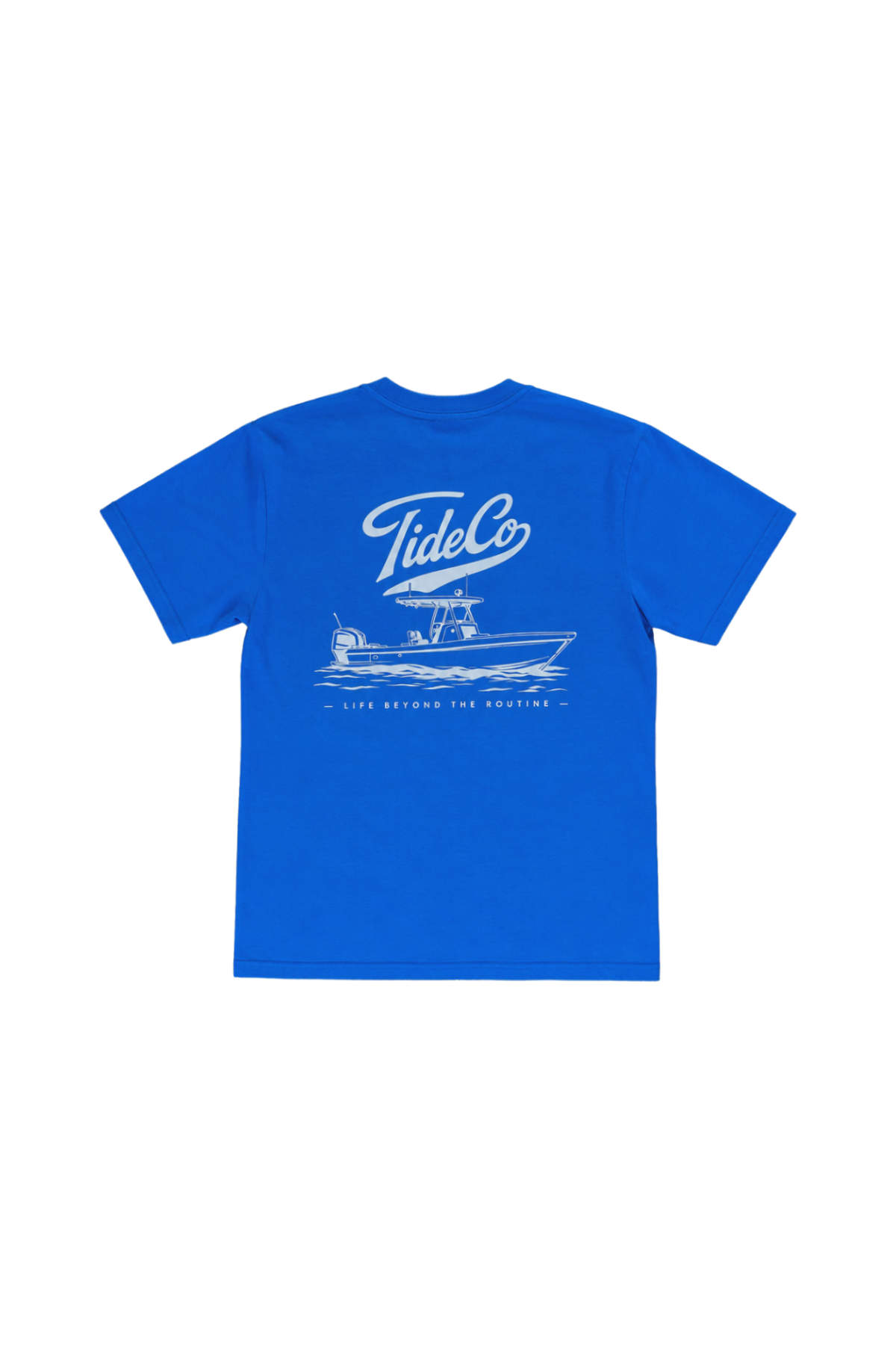 Sea Ya Pocket Tee: True Blue/Ivory